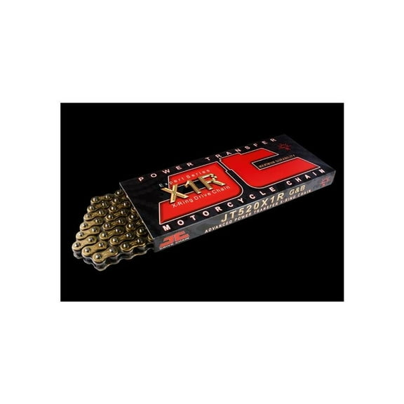 JT Chain JTC530X1R094RL (530 Series) Black Steel 94 Link Heavy Duty X-Ring Chain with Connecting Link