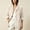 Beige, variant on IUYRTFE Women Lapel Collar Solid Color Button Down Jacket with Pockets for Fall Winter Casual Daily Wear