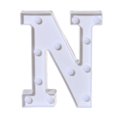 thumbnail image 4 of Led Letters Lights Alphabet Remote Control Alphabet Letter Lights Led Light Up White Plastic Letters Standin Led Lights Remote Control Remote Control Led Lights Light Up Letters for Party, 4 of 9