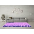 thumbnail image 3 of Ahgly Company Indoor Rectangle Abstract Purple Modern Area Rugs, 2' x 3', 3 of 4