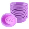 thumbnail image 2 of 25PCS DIY Hand??made Silicone Soap Mold Multifunction Candle Molds Cake Making Baking Mould(Purple ), 2 of 8