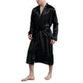 thumbnail image 2 of Men's Silk Cardigan Kimono Robe With Sash, 2 of 6