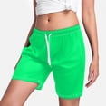 thumbnail image 2 of WAYUTE Shorts for Women Fashionable Printed Drawstring Shorts Summer Elastic Waist Casual and Lightweight with Pockets, 2 of 8