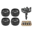 thumbnail image 1 of 4PC Beaded Napkin Ring With Craft Box Black, 1 of 5