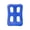 Blue, variant on 1PC Thick Inflatable Floating Row Water Hammock Pool Floaties,Saddle Lounge Chair Hammock Drift Chair Simple And Comfortable