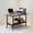 Black, variant on Demi Bonn Under Desk Printer Stand with 4 Wheels and Locking Mechanism, Laptop Workstation for Laptops, Books, Tablets, and Art, Brown