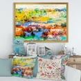 thumbnail image 3 of Designart 'Abstract Multicolored Bright Texture Art I' Modern Framed Art Print, 3 of 4