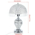 thumbnail image 2 of DENEST Crystal Table Light Bedroom Nightstand Night Lamp Bedside Desk Fixture Modern, 2 of 14