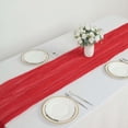 thumbnail image 6 of Efavormart 10FT Red Gauze Cheesecloth Table Runner, Gauze Fabric Boho Wedding Arbor Decor, 6 of 11