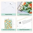 thumbnail image 5 of Blue Sky Day Designer 24 Month 2026 Monthly Planner Calendar, January 2026 - December 2027, 8.5" x 11", Flexible Cover, Stapled Binding, Orange Blossom Mint, 5 of 11