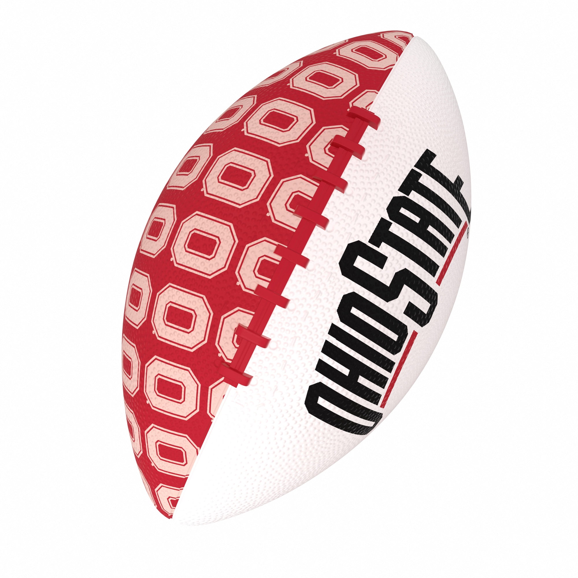 Logo Brands Ohio State Mini Rubber Footballs, 5.80" x 12.35" x 5", 0.75 lbs