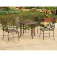 thumbnail image 1 of International Caravan Mandalay 5 Piece Iron Patio Dining Set in Brown, 1 of 1