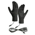 thumbnail image 2 of Heated Gloves Electric Rechargeable Battery Hand Warm Windproof Thermal Winter, 2 of 9