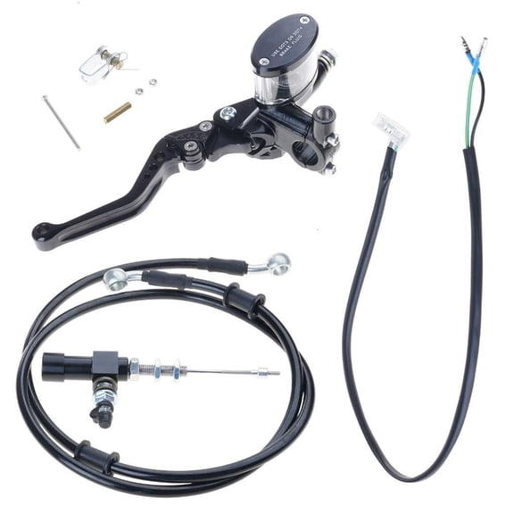 Yammee Hydraulic Clutches Conversion set Fatigue Reduction Easy to Use for Motorbikes