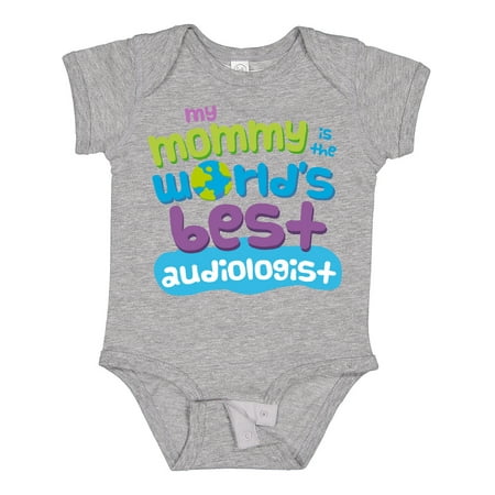 

Inktastic Audiologist Mom Quote Childs Gift Baby Boy or Baby Girl Bodysuit