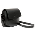 thumbnail image 4 of Ferwind Women's Saddle Crossbody Peek-A-Boo Pocket Kitty Snout Hardware Black, 4 of 7