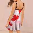 thumbnail image 4 of asddcavvf Robes pour Femmes Mode Printemps et Summer Canadian Print Adjustable Strap Bra, 4 of 6