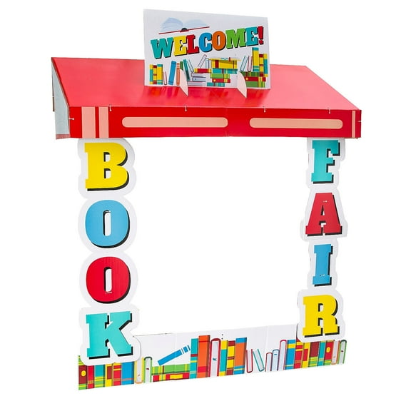 Fun Express Book Fair Tabletop Hut Decor - 5 Pieces