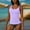 A_ Purple, variant on UTSJKR 2 Piece Swimsuits for Women Tummy Bathing Suit Top with Bikini Shorts Control Front Cross Bathing Suits Swimsuits Army Green M