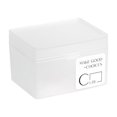 thumbnail image 1 of Caja de almacenamiento de tarjetas con hebilla transparente esmerilada con tapa Caja de clasificación de artículos pequeños para agujas e hilos, 1 of 6