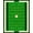 Green, Pattern 18, variant on ODIKA 8'x10' Washable Area Rug Non-Slip Chair-Friendly Mat Football Field Sport Stadium With Goal Posts And Yard Markers for Dining Room, Large Office, Lounge