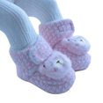 thumbnail image 3 of PEASKJP Rubber Sole Infant Booties Lightweight Waterproof Kids Infant Rainboots, Pink 13, 3 of 5