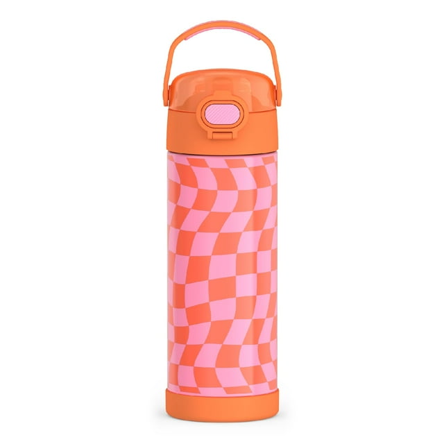 Botella con aislamiento al vacío THERMOS FUNTAINER Wavy Checkers de 473 ml