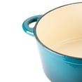 thumbnail image 3 of Hamilton Beach 2 Quart Cast Iron Sauce Pan w/ Stainless Steel Knob, Blue, 3 of 4