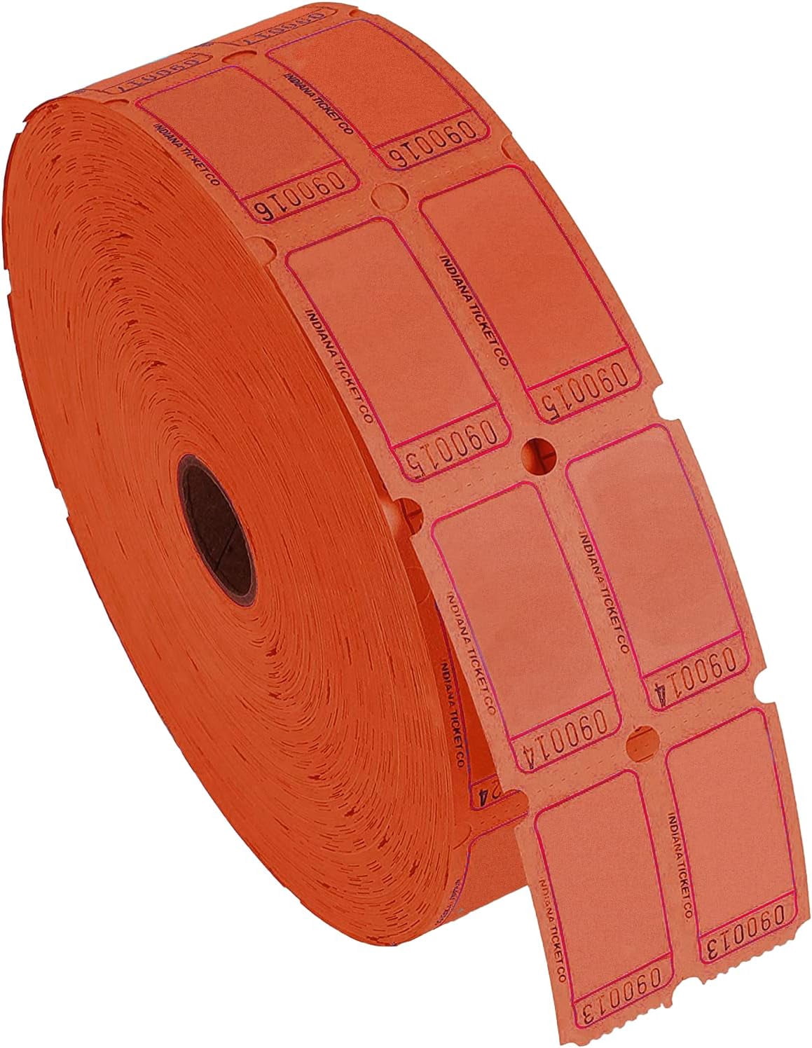Lancaster Bingo Company Double Roll Raffle Blank Tickets - Full Set of 8 Colors (8 Rolls of 2000 Tickets Each)