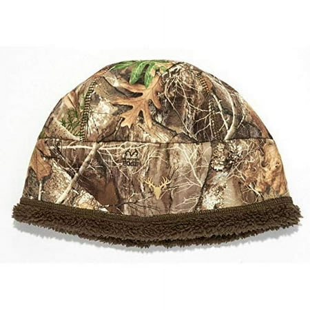 HOT SHOT Mens Camo Twister Stormproof Beanie Realtree Edge Outdoor Hunting Camouflage