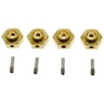 thumbnail image 2 of 4X RC Car Brass 12MM Wheel Hex Extended Adapter  for Axial (1/10 RC Car SCX10 III AXI03007) Spare Part, 2 of 7