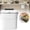 9L White, variant on 7L Hanging Trash Can with Lid White Plastic Kitchen Trash Can Quick Pack Easy Dumping Garbage Can for Kitchen Bathroom Wall-Mounted Trash Bin Kitchen Compost Bin for Under Sink Bathroom Trash Can