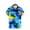 Blue, variant on ALLLIST Short Sleeve Mens Shirts Collared Hawaiian Button Down Shirts Blue Casual Clothing for Men