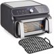 thumbnail image 1 of Elite Gourmet EAF2411G Horno digital para parrilla/freidora de aire para interiores, capacidad de 11 L, parrilla, 8 ajustes preestablecidos, hornear, asar, asar, deshidratar, 1700 vatios, 25 deliciosa, 1 of 5