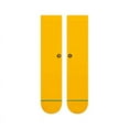 thumbnail image 2 of Stance mens Icon Solid Color Cotton Crew Socks (Yellow, M), 2 of 3