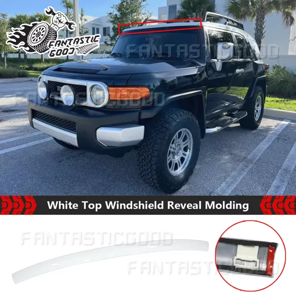 Outside Upper Windshield Molding For Toyota FJ Cruiser 2007-2014