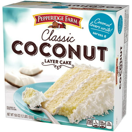 pepperidge cake coconut farm frozen layer box walmart oz nutrition farms