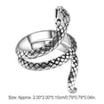 thumbnail image 4 of Sonducket Anillos de personalidad Anillo de amistad Aleación unisex Suministro de joyería Serpiente de primavera Type3 NO3, 4 of 6