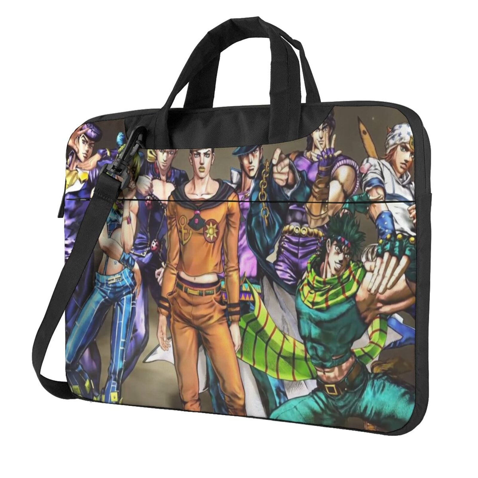 JoJos Bizarre Adventure Backpack Fashion School Laptop Bag Water-Repellent Casual Daypack for Travel/Business/College 