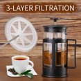 thumbnail image 3 of Aoresac French Press Coffee Maker Glass Cold Brew Heat Resistant, 3 of 6