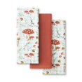 thumbnail image 1 of Juego de 3 Toallas de Cocina a Cuadros, algodón con Rizo Absorbente, Toallas de Cocina Decorativas, Naranja Quemado/Verde/Blanco, 16 x 28 Pulgadas, 1 of 5