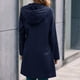 thumbnail image 5 of Chaqueta de bombardero de manga larga con cremallera delgada casual para mujer Abrigo impermeable Fridja po397, 5 of 7