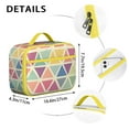 thumbnail image 6 of Lightweight Lunch Bag With Retro Plaid Pattern, Insulated Durable Lunch Box For School, Activities, And Travel. Perfect For Checkered, Buffalo Plaid, And Classic Red & Black Design, 6 of 6