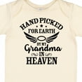 thumbnail image 4 of Inktastic Handpicked for Earth by My Grandma in Heaven Angel Wings Boys or Girls Baby Bodysuit, 4 of 5