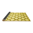 thumbnail image 2 of Ahgly Company Indoor Square Trellis Yellow Contemporary Area Rugs, 4' Square, 2 of 4