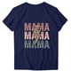 thumbnail image 2 of Fiudx Tops para Mujer Camiseta de Manga Corta con Cuello Redondo y Estampado Del Día de La Madre para Mujer Top/Camisa de Manga Corta con Cuello Redondo, 2 of 3