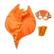 thumbnail image 2 of Disfraz de dinosaurio de peluche Macarena Capa de felpa Naranja Disfraz de dragón, 2 of 7