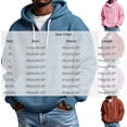 thumbnail image 3 of LYSMORA Men's Waffle Knit Quarter Zip Hoodie, Contrast Drawstring Oversized Long Sleeve Casual Pullover Sweatshirt With Front Kangaroo Pocket, 3 of 5