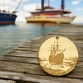 thumbnail image 4 of Ornament - World's Most Awesome Captain Raw Wood, 4 of 7