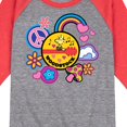 thumbnail image 3 of Peanuts - Woodstock Peace And Love Flair - Youth Raglan Tee, 3 of 7